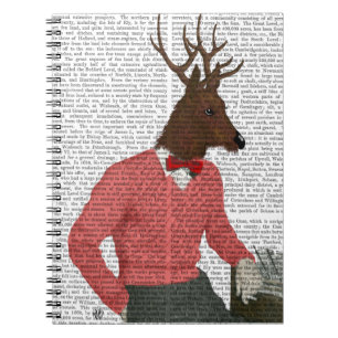 Hirsche im Bar Notizblock