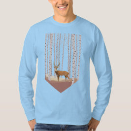 Hirsche im Birkenwald T-Shirt