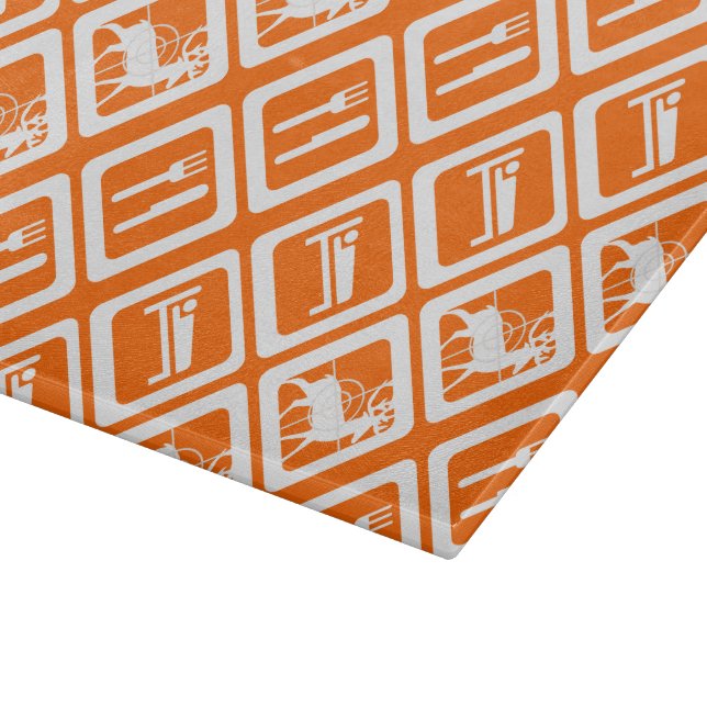 Hirsche im Crosshair essen Schlafjungfresser Schneidebrett (Ecke)