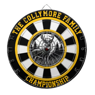 Hirsche im Friedlichen Waldbullseye Dartscheibe