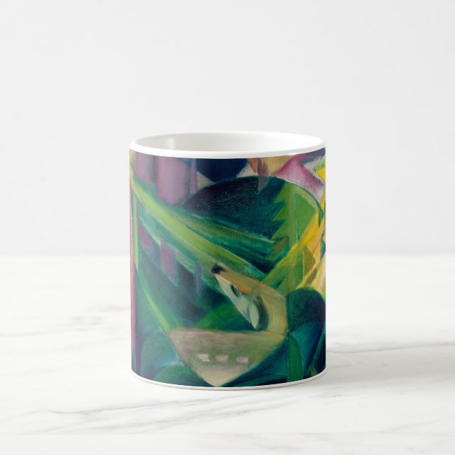 Hirsche im Klostergarten von Franz Marc Kaffeetasse (Mittel)