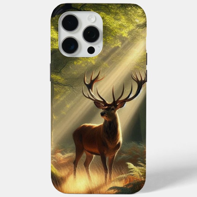 Hirsche im Morgenwald Case-Mate iPhone Hülle (Rückseite)
