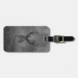 Hirsche im Nebel Gepäckanhänger