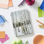 Hirsche im Schneefall iPad Pro Cover<br><div class="desc">Hirsche in Schneefall II von Grace Popp. Ein Reh versteckt sich unter Bäumen in einer friedlichen winterlichen Szene.</div>