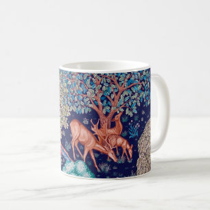 Hirsche im Wald, William Morris Kaffeetasse