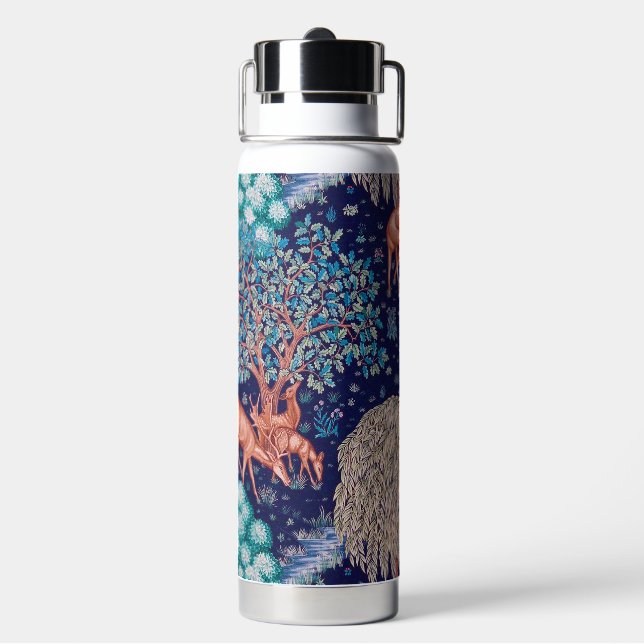 Hirsche im Wald, William Morris Trinkflasche (Hinten)