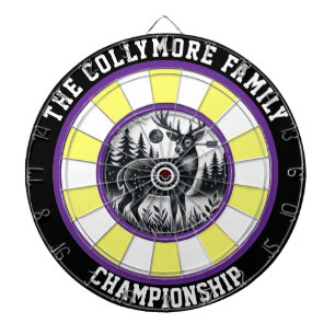 Hirsche im Zielkreis Dartscheibe