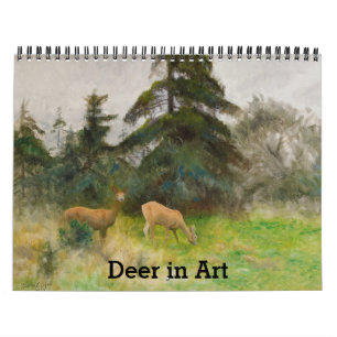Hirsche in der Kunst Kalender