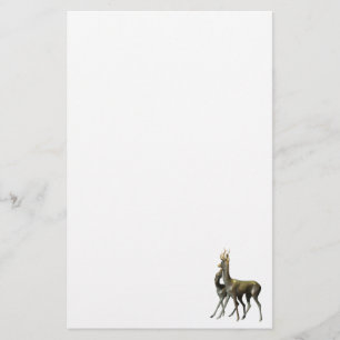 Hirsche in Liebe Briefpapier