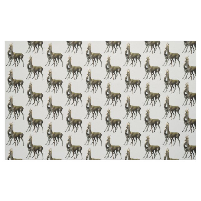 Hirsche in Liebe Stoff (Fat Quarter (45,7 x 55,9 cm))