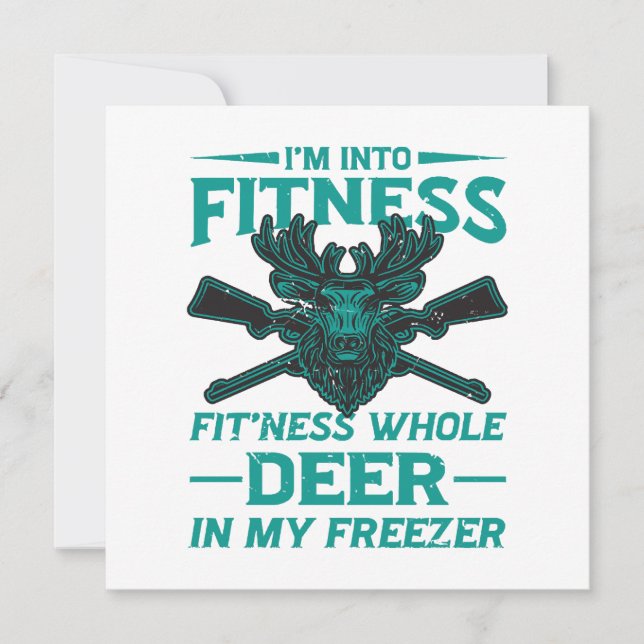 Hirsche in meinem Gefrierschrank - Jagdliebhaber (Vorderseite)