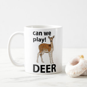 Hirsche Können wir süße Hirsche spielen Kaffeetasse
