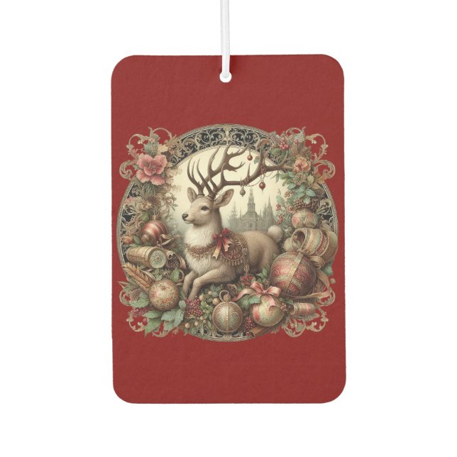 Hirsche mit Dekoration Autolufterfrischer