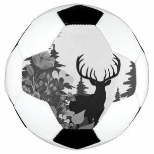 Hirsche mit großer Waldbrasse Fußball