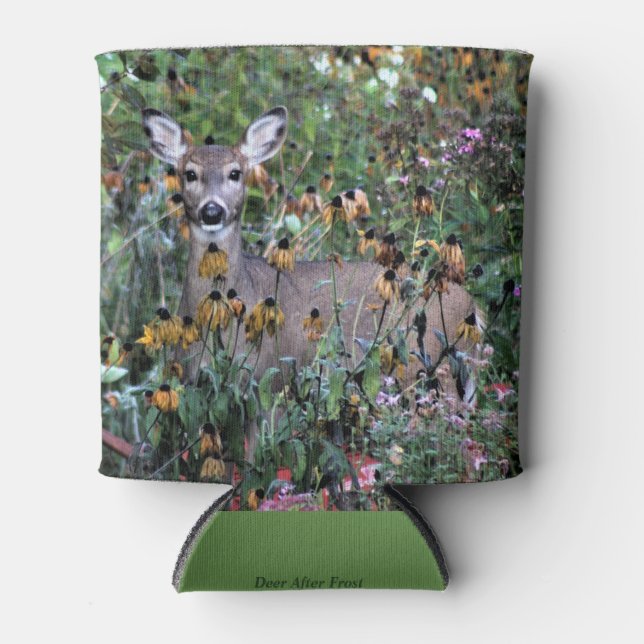 Hirsche nach dem Frost Dosenkühler (Vorderseite)
