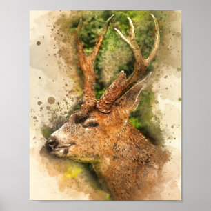 Hirsche Poster