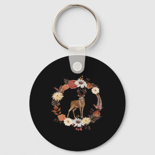 Hirsche, Rentiere, Herbst, Herbstblätter Blumen, S Schlüsselanhänger