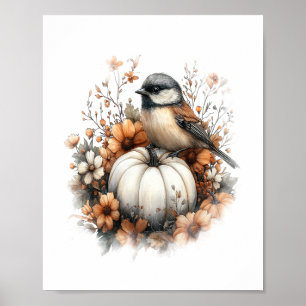 Hirsche Shirt Country Pumpkin Poster