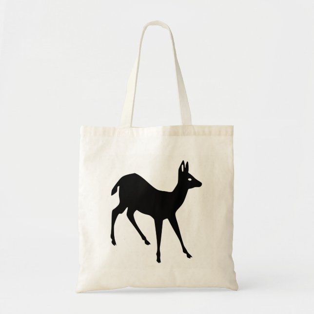 Hirsche Silhouette Tragetasche (Vorne)
