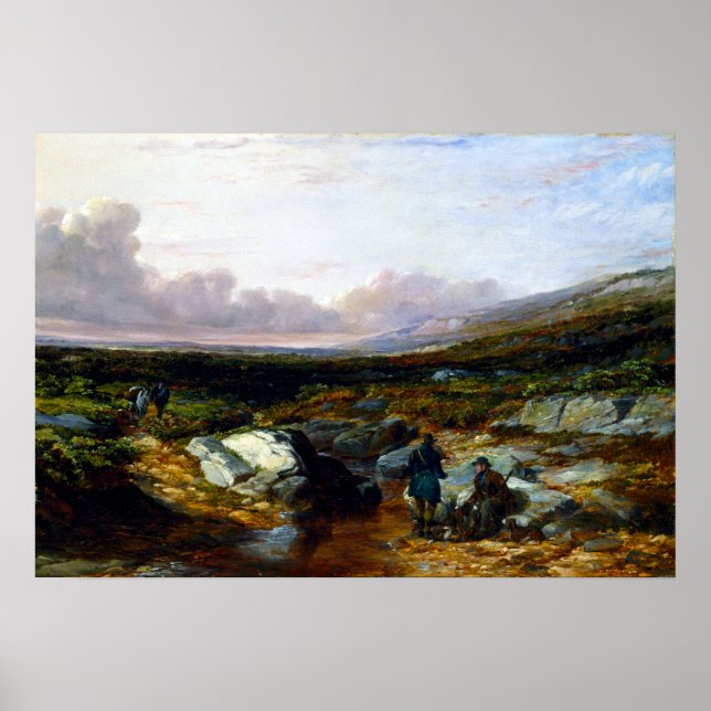 Hirsche Stalking in Schottland Vorbereitung Tait 1 Poster (Vorne)