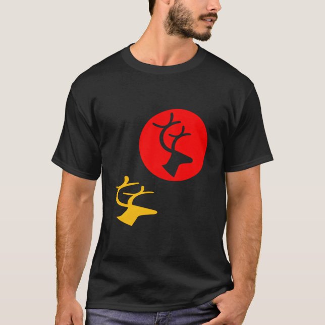 Hirsche T-Shirt (Vorderseite)