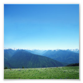 Hirsche und die Olympia Fotodruck