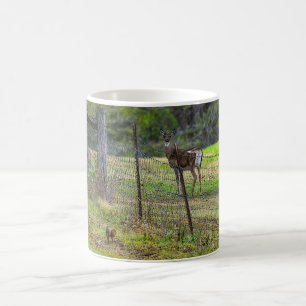 Hirsche und ein Eichhörnchen Painterly Coffee Tass Kaffeetasse