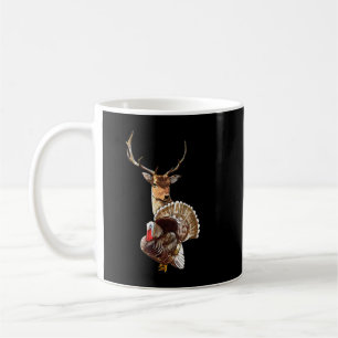 Hirsche und Türkei Coole Jagd Hobby Jagd Wildtiere Kaffeetasse