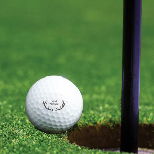 Hirsche und wilde Natur Golfball