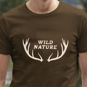 Hirsche und wilde Natur T-Shirt