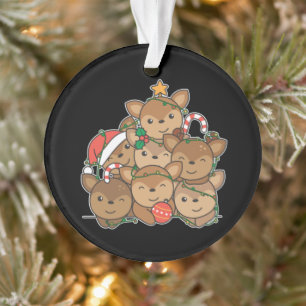 Hirsche Weihnachtsbaum Funny Animal Christmas Orna Ornament