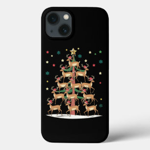 Hirsche Weihnachtsbaum Funny Holiday Niedlich Rent Case-Mate iPhone Hülle