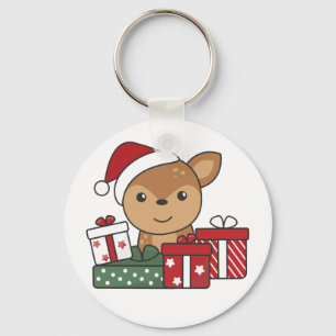 Hirsche Weihnachtsgeschenk Wintertiere Hirsche Sch Schlüsselanhänger