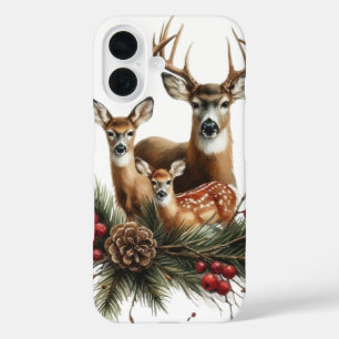 Hirschfamilie iPhone 16 hülle
