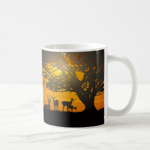 Hirschfamilie Kaffeetasse