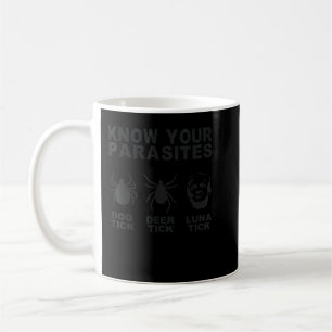Hirschhund Luna Tick Know your Parasiten Kaffeetasse