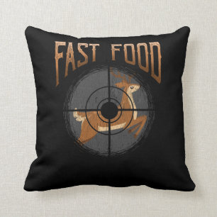 Hirschjagd auf Fast Food Forest Hunter Kissen
