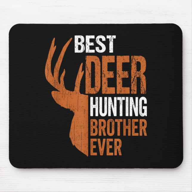 Hirschjagd Bruder jemals lustiger Jäger  Mousepad (Vorne)