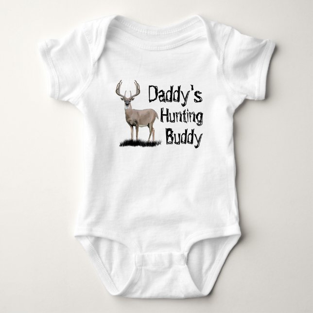 Hirschjagd Buddy Baby Bodysuit Strampler (Vorderseite)