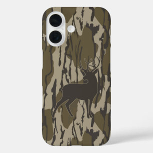Hirschjagd Camouflage Bottomland Hirsche Camouflag iPhone 16 Hülle