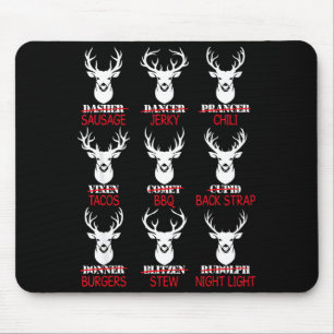 Hirschjagd-Geschenk Jäger aller Rentier von Santa Mousepad