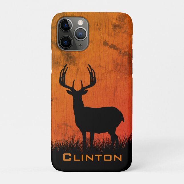 Hirschjagd große Antler Name Case-Mate iPhone Hülle (Rückseite)