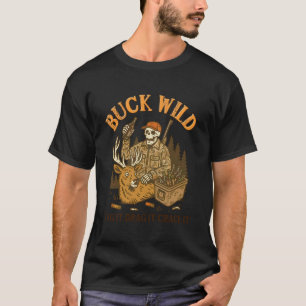 Hirschjagd Liebhaber Jäger Bock Wilde Jagd Papa Sk T-Shirt