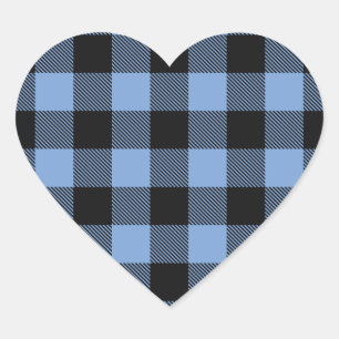 Hirschjagd Lodge Kinderdusche Antlers Boy Blue Herz-Aufkleber