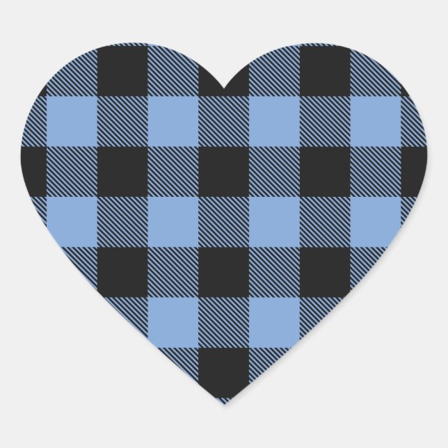 Hirschjagd Lodge Kinderdusche Antlers Boy Blue Herz-Aufkleber (Vorderseite)