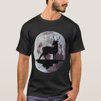 Hirschjagd Männer Frauen Buck Moon T-Shirt