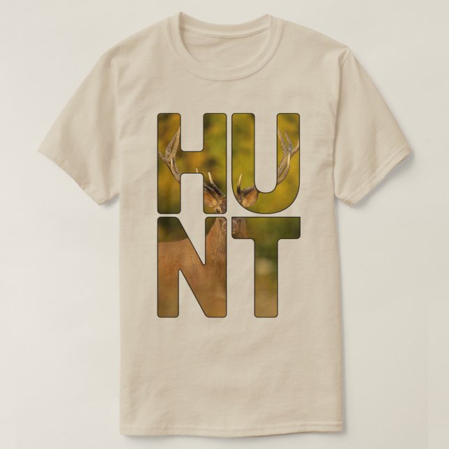 Hirschjagd T-Shirt (Design vorne)