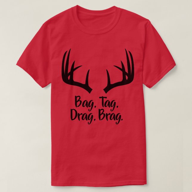 Hirschjagd und Bow Whitetail Mule Stand T-Shirt (Design vorne)