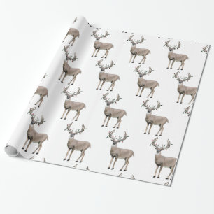 Hirschjagd Weihnachtsmänner Wrapping Paper Geschenkpapier