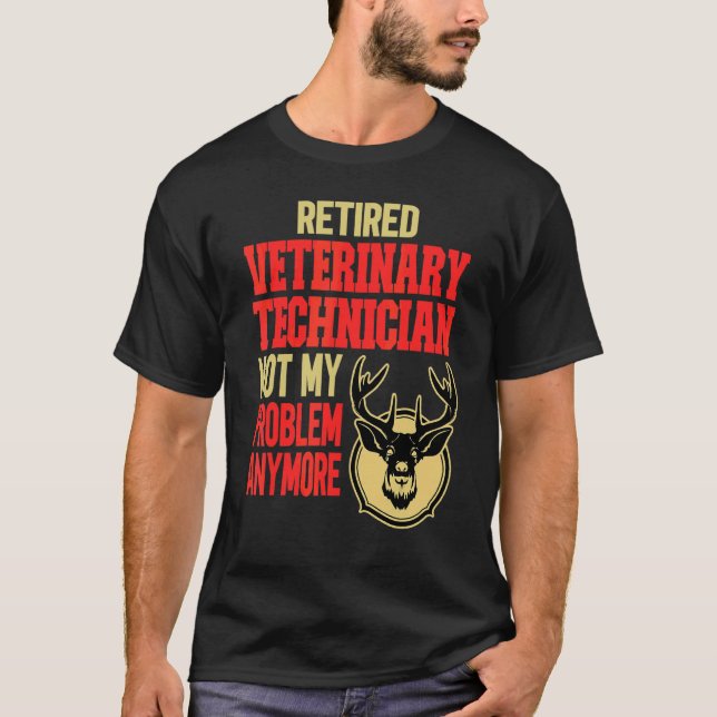 Hirschjagdtechniker T-Shirt (Vorderseite)